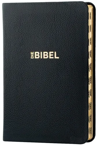 Schlachter 2000 Bibel - Taschenausgabe mit Parallelstellen - Kalbsleder-Einband (flexibel),...
