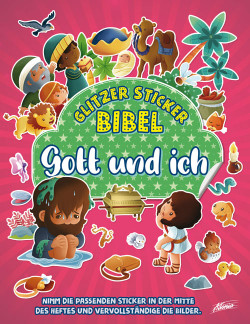 Glitzer Sticker Bibel / Gott und ich