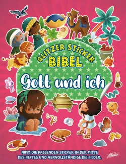Glitzer Sticker Bibel / Gott und ich