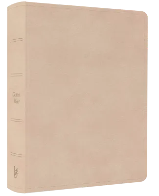 Schlachter Liebezurbibel (Schreibrandbibel beige) - Flexibler Kunstledereinband - mit Schreibrand