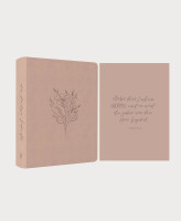 Schlachter Liebezurbibel (Schreibrandbibel Blush) - Flexibler Kunstledereinband - Lachs mit...