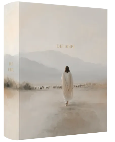 Schlachter Liebezurbibel (Schreibrandbibel Jesus) - Hardcover - Motiv Mann mit Schreibrand