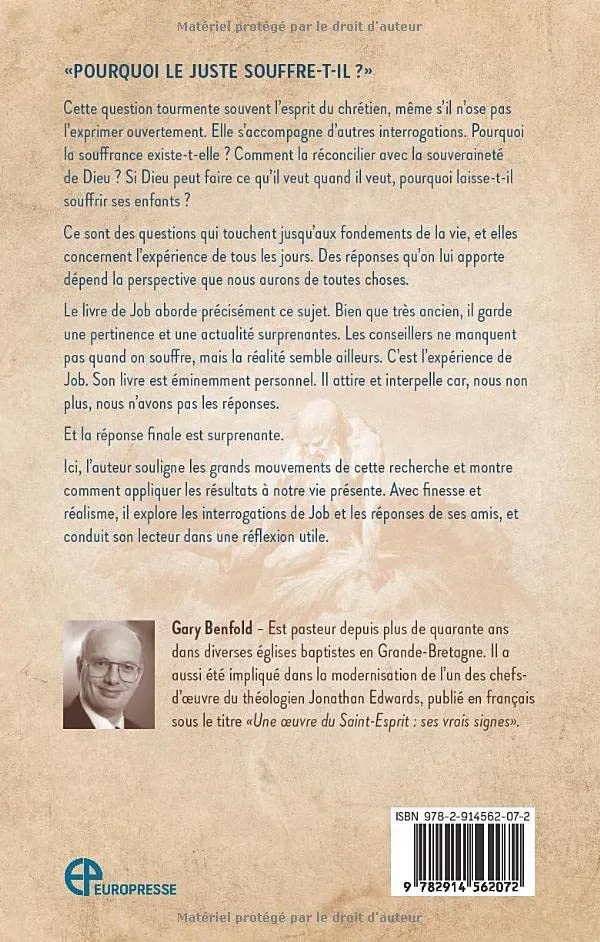 Où es-tu Seigneur? - La souffrance et la victoire de Job