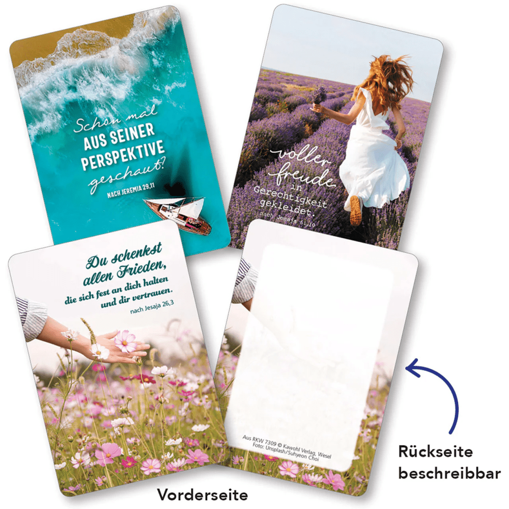 Vertrauen und leben - Karten-Box (55 Karten)