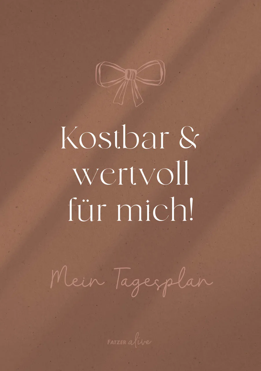 Notizblock Fatzer alive - Mein Tagesplan A5 - Jesaja 43,4