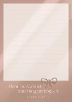 Notizblock Fatzer alive - Meine Notizblock A6 - Lukas 1,37