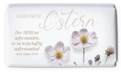 Schokolade Gesegnete Ostern - nach Lukas 24.34