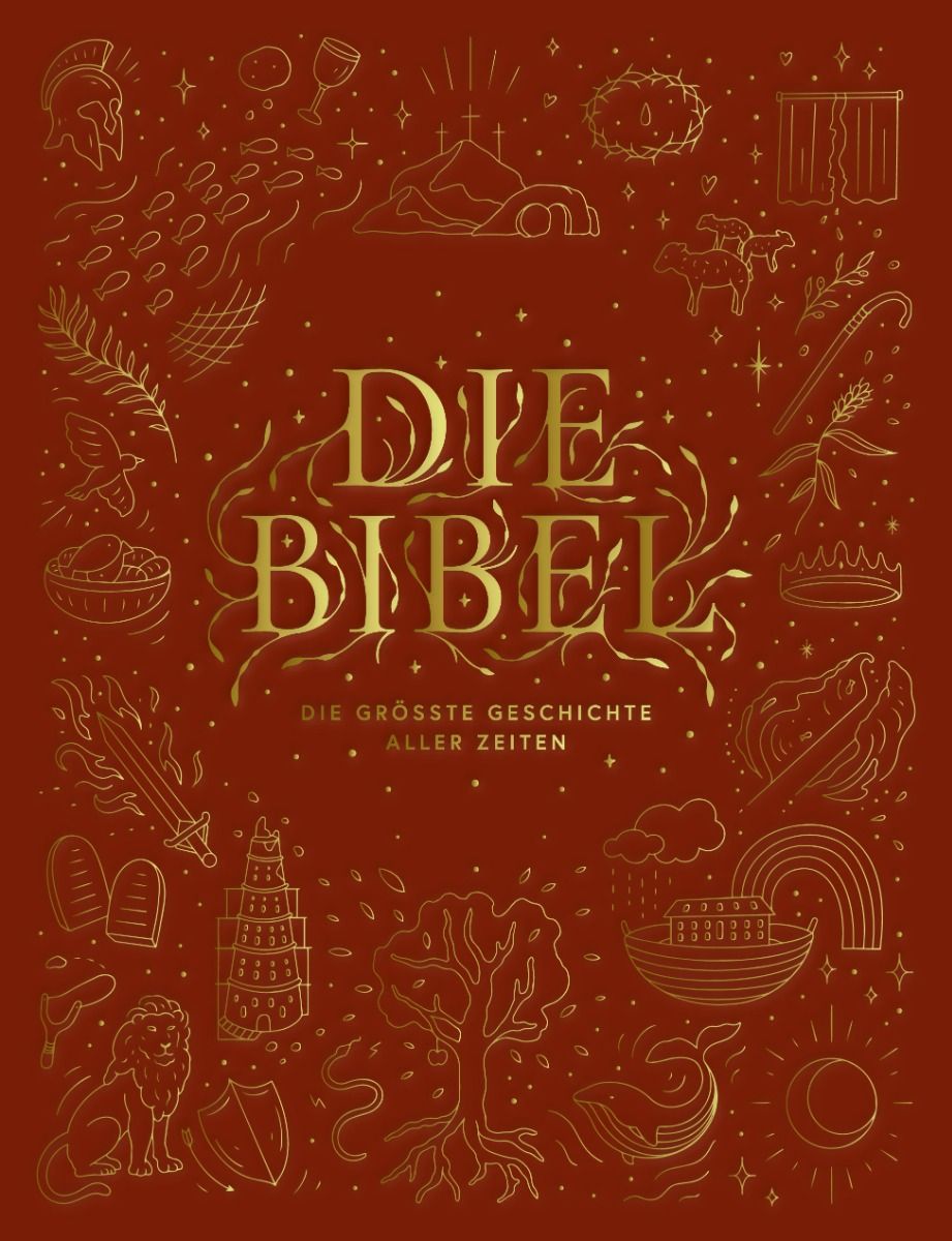 NeÜ bibel.heute Liebezurbibel (Schreibrandbibel Redeemed) - Hardcover rot - Für Teenie