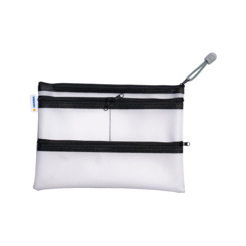 HERMA Reißverschlusstasche "Multibag", DIN A5 schwarz