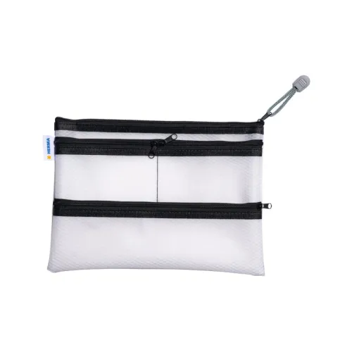 HERMA Reißverschlusstasche "Multibag", DIN A5 schwarz