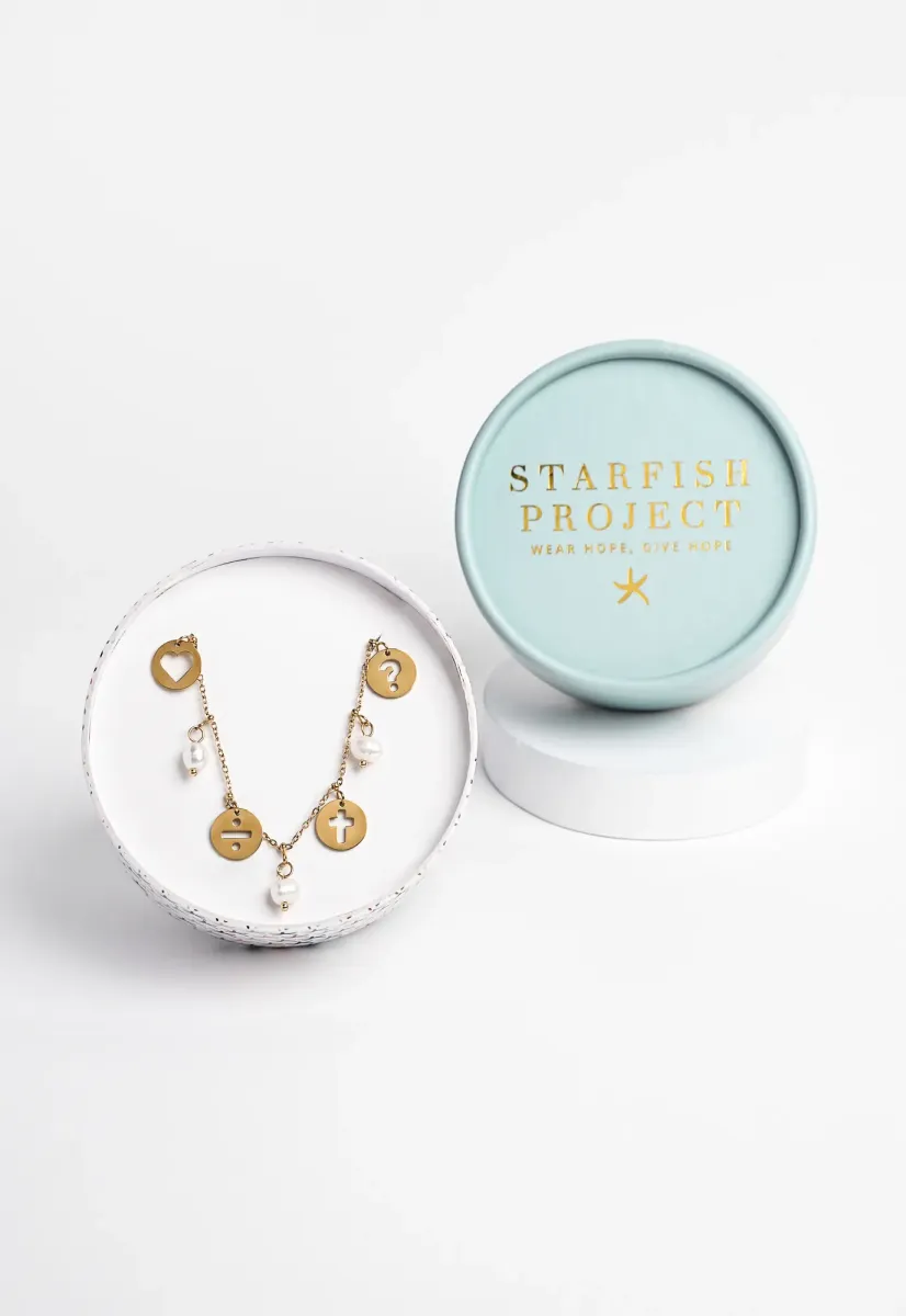 The Four - Armkette gold - Starfish Project - Wear Hope - Give Hope