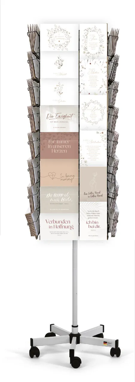 Faltkartenserie - Trauer