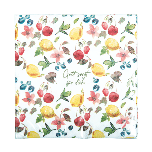 Gott sorgt für dich (20er Pack Servietten) - 33 x 33 cm