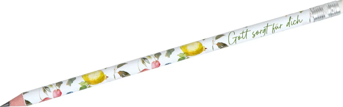 Gott sorgt für dich - Bleistift mit Radiergummi
