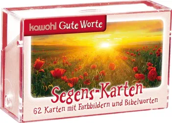 Segens-Karten - 62 Karten mit Farbbildern und Bibelworten - Gute-Worte-Box