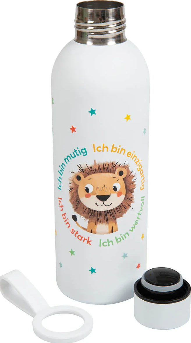Ich bin mutig - Trinkflasche (Edelstahl) - Für 500 ml Füllmenge