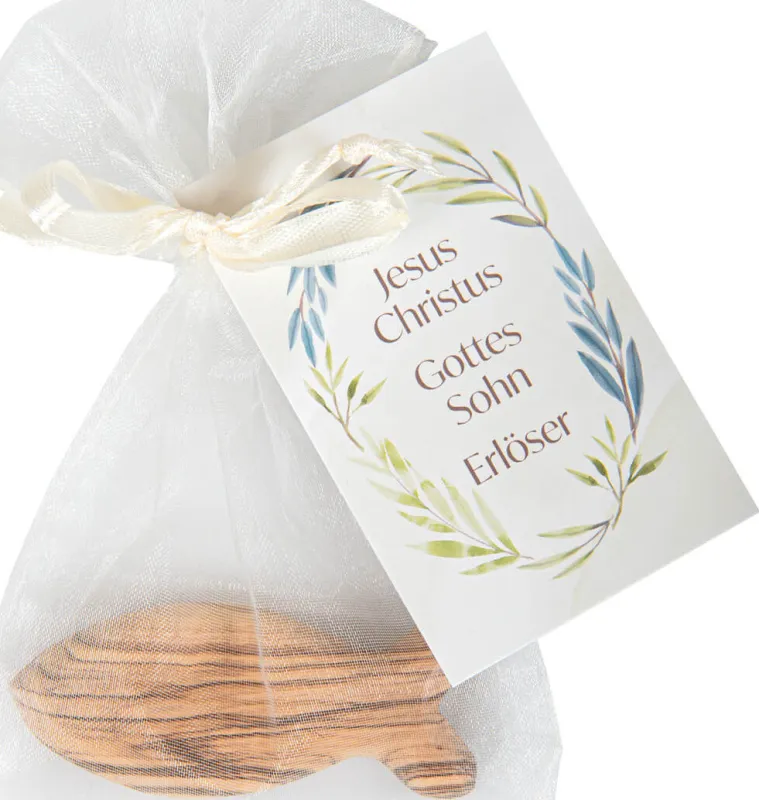 Fisch - Handschmeichler (Olivenholz)