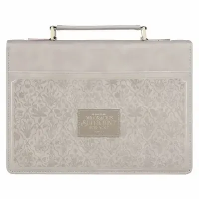 Bibelhülle Kunstleder L „Gnade“ - Grösse L 178x257x45mm