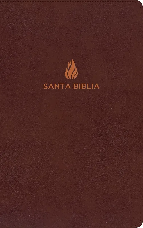Espagnol, Bible Reina Valera 1960, similicuir marron - RVR 1960 Biblia ultrafina, marrón piel...