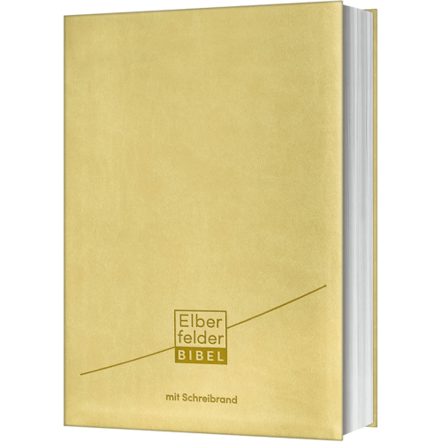 Elberfelder Schreibrandbibel - Kunstleder braun