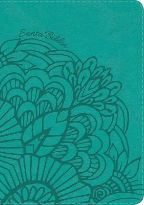 Espagnol, Bible, Reina Valera 1960, compacte, grands caractères, similicuir turquoise - Biblia...