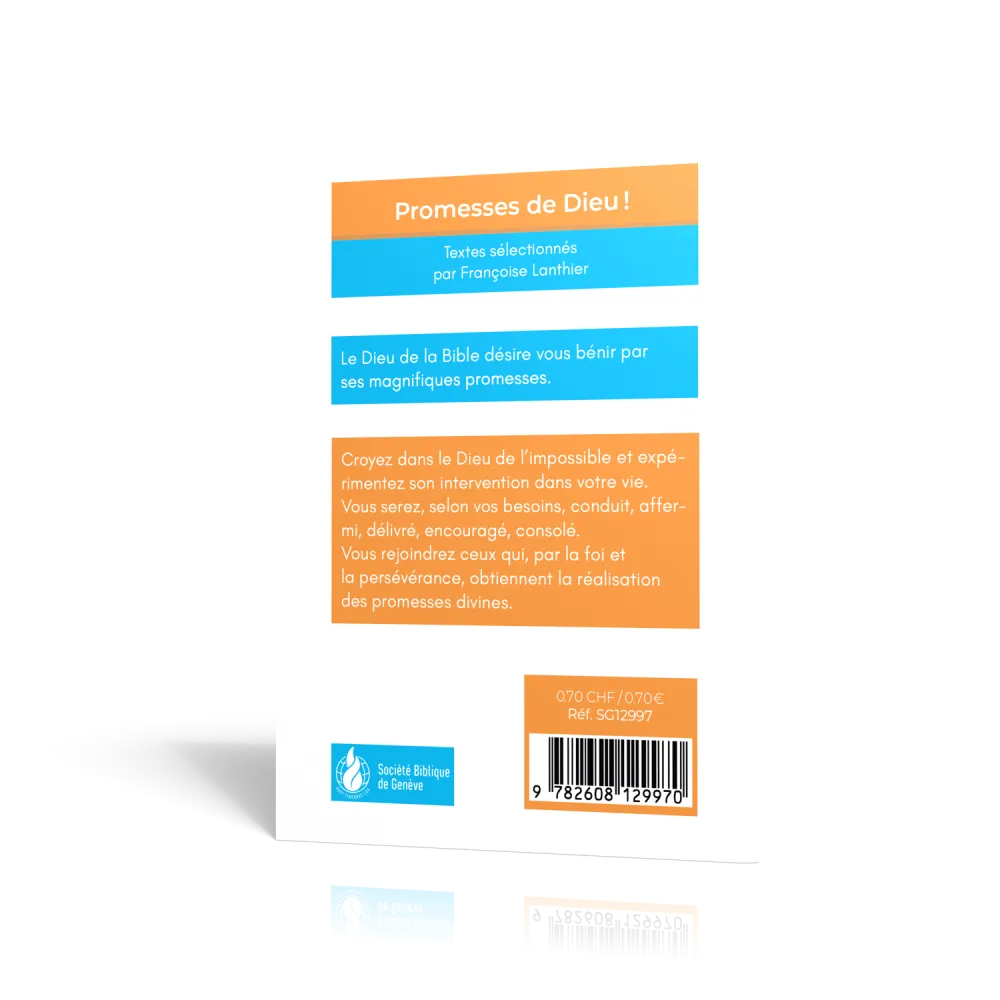 Promesses de Dieu ! - Fortifiez votre foi en quelques versets clés
