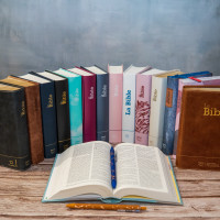 Bible Segond 21 compacte (Premium Style) - couverture semi-rigide toile blanche, avec tranches...