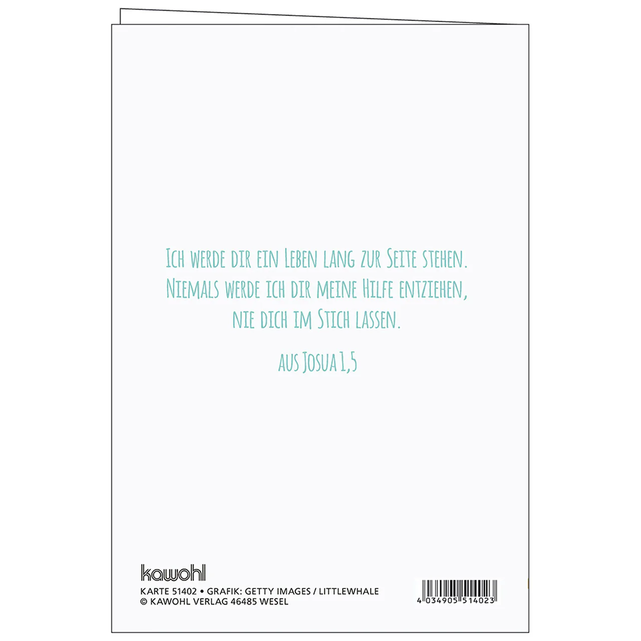 Faltkarte - Gottes Segen zum Geburtstag - Geschenk - mit Umschlag