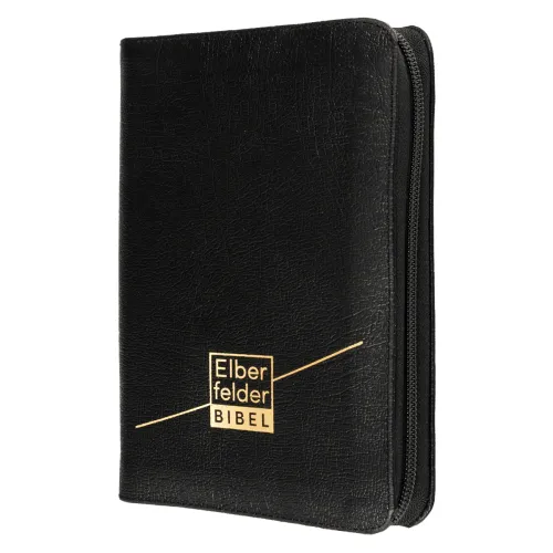 Elberfelder Bibel Taschenausgabe - Leder mit Reißverschluss