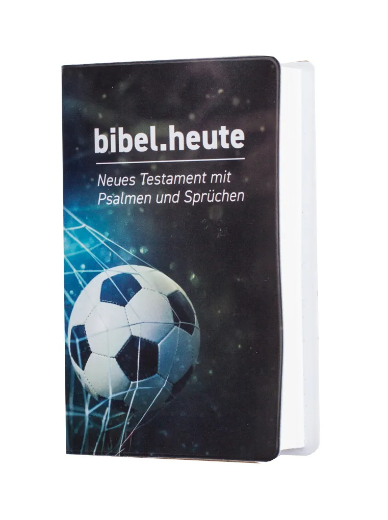 NeÜ bibel.heute - Mini Neues Testament mit Psalmen und Sprüchen, Motiv Fussball