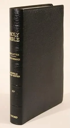 Englisch, Studienbibel Old Scofield, King James Version, Rindsleder, schwarz