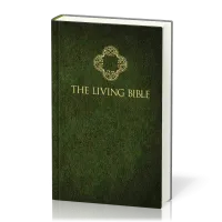Englisch, Bibel The Living Bible, matellierter Umschlag, grün