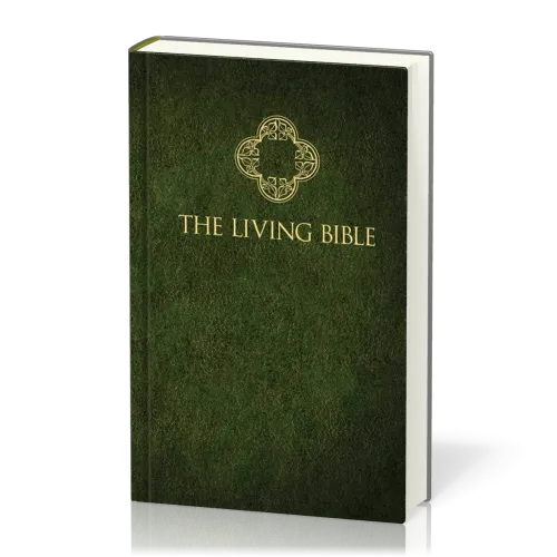 Englisch, Bibel The Living Bible, matellierter Umschlag, grün