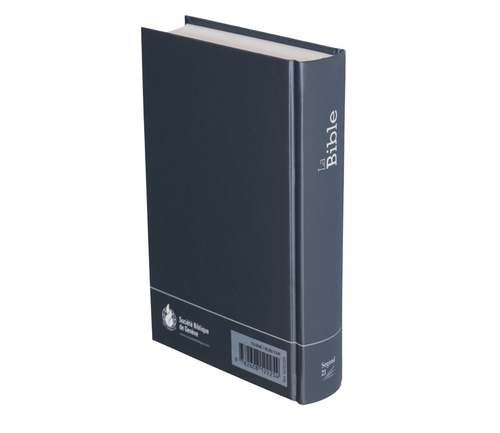 Bible Segond 21 französisch kompakt - Hardcover Skivertex metalblau