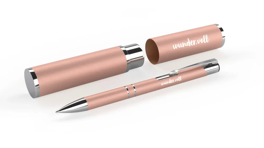 Wunder.voll (Kugelschreiber im Etui roségold
