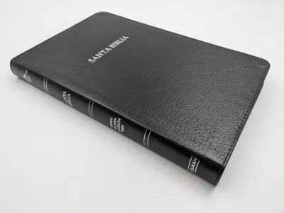 Spanisch, Bible Reina Valera 1960, ultradunn, Kunstleder, schwarz