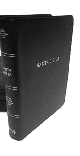 Spanisch, Reina Valera Bibel 1960, Santa Biblia, Silberschnitt, schwarz