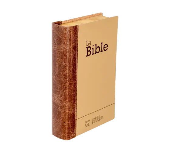 Bibel Segond 21, französisch, (Premium Style) - halbsteifer Einband aus Duoleder in...