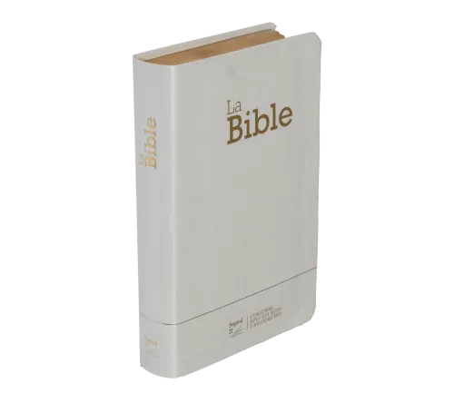 Bible Segond 21 compacte (Premium Style) - couverture semi-rigide toile blanche, avec tranches...