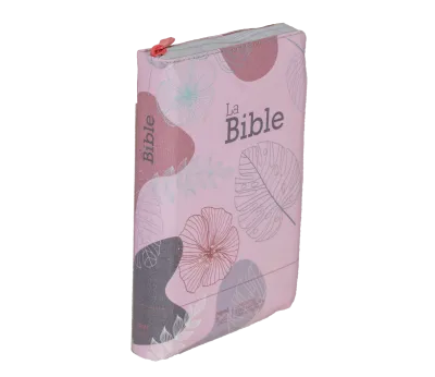 Bibel Segond 21 französisch (premium style) - Softcover aus Leinen mit Blättermuster, mit...