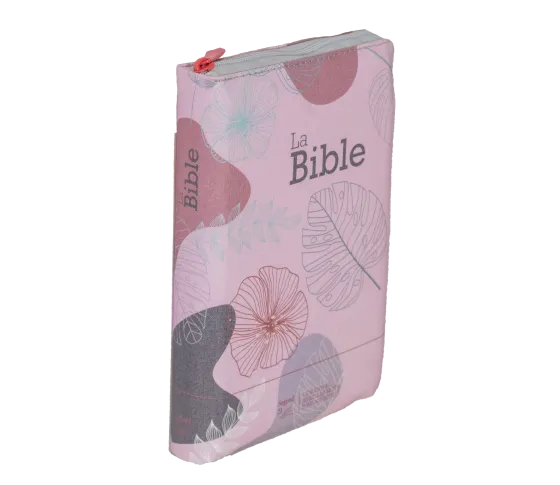 Bibel Segond 21 französischn (premium style) - Softcover aus Leinen mit Blättermuster, mit...