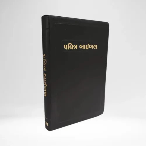 Gujaratisch, Bibel - biegsam, schwarz