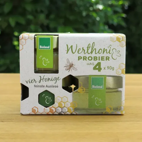 Probier uns 4 - Honig Set - (4 x 90 gr)