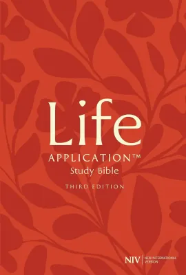 Anglais, Bible, New International Version, Life Application Study Bible, similicuir - NIV Life...