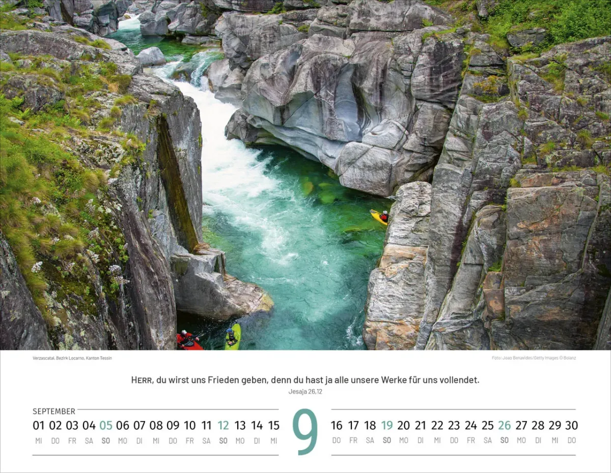 Schweizer Bildkalender - Deutsch, Wandkalender