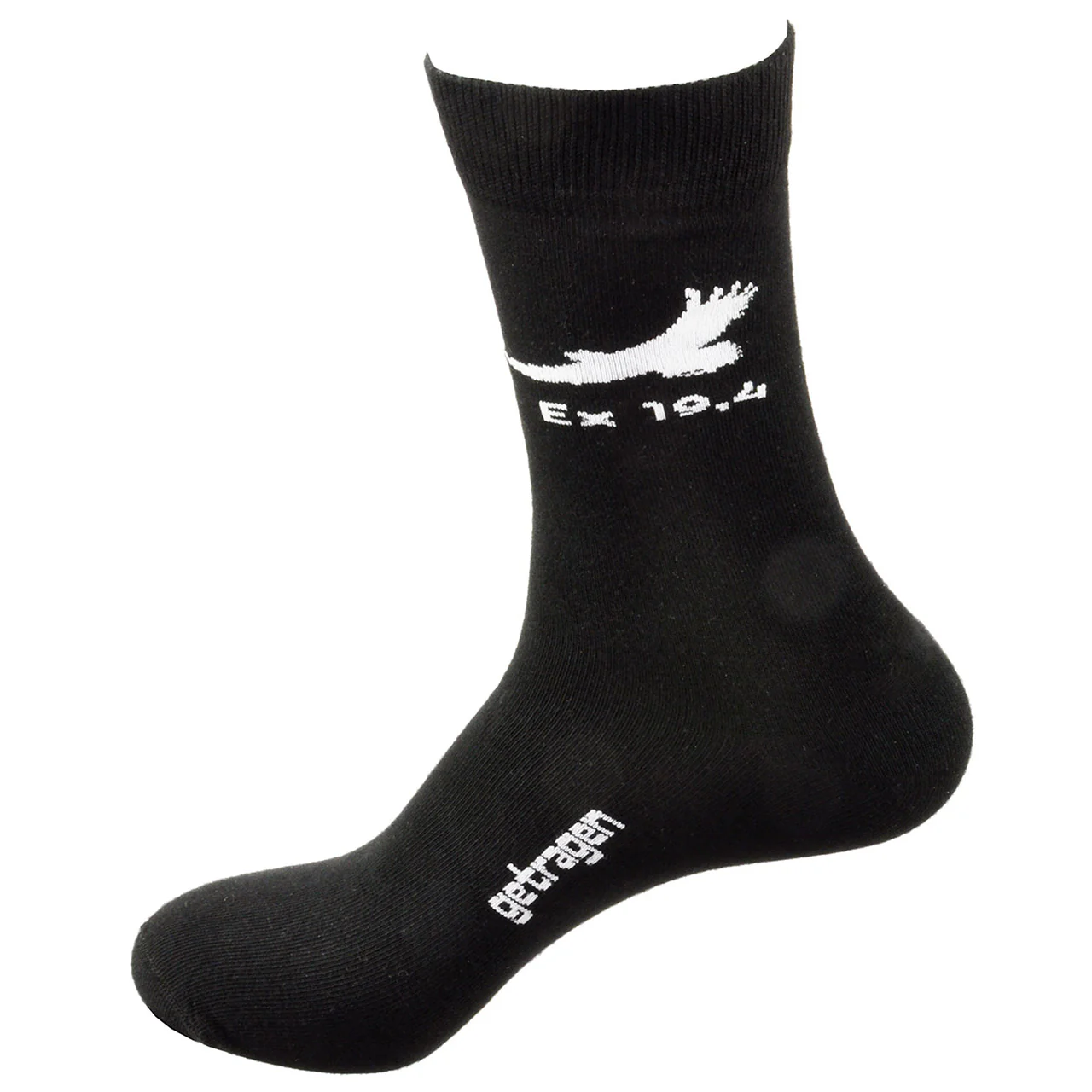 Getragen - Ex 19,4 (Socken schwarz Größe 37-41)