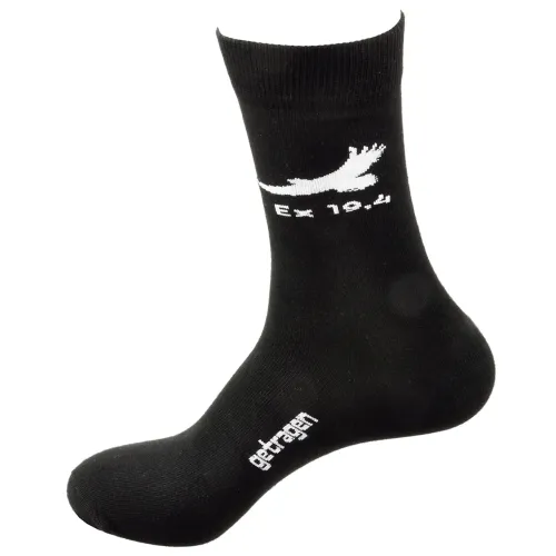 Getragen - Ex 19,4 (Socken schwarz Größe 37-41)