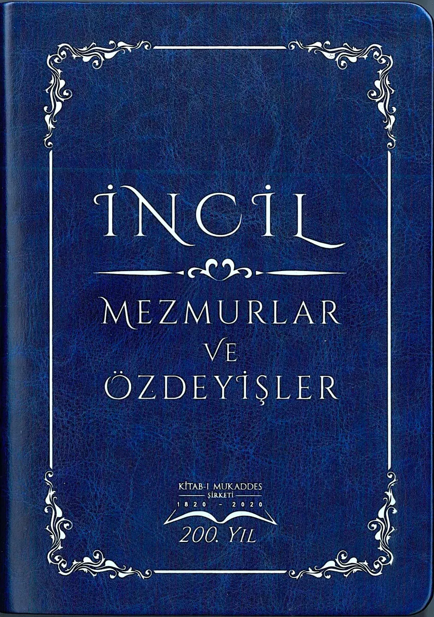 Türkisch, Neues Testament, Psalmen & Sprüche, Kunstleder, blau
