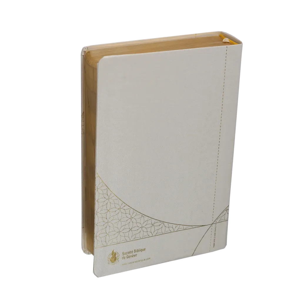 Studienbibel Vie nouvelle, Segond 21, französisch, weiß - Softcover, Leinen, Goldschnitt
