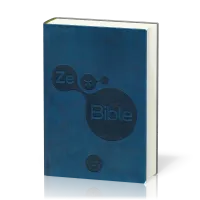 ZeBible, NFC avec Deutérocanoniques - Couverture souple en similicuir bleu